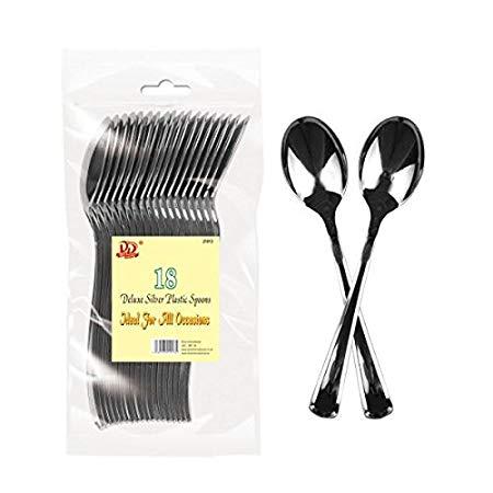 description image for 50PCS ROUND STRONG DISPOSABLE  PLASTIC PLATES (10.25 INCHES)