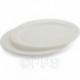 description image for 2PC PLASTIC SERVING PLATTER WHITE 40x28cm (2)