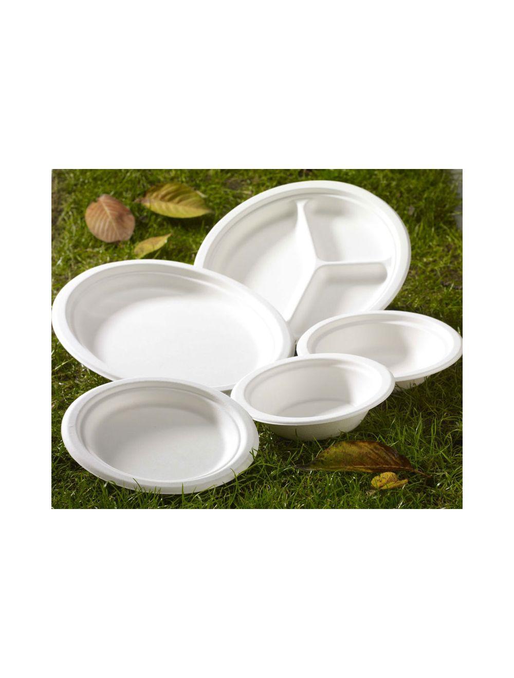 description image for 10" Bagasse Round Biodegradable Plates - 125pcs (2)